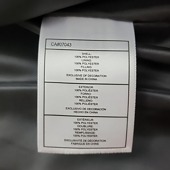 Reebok Women's Black Hooded Quilted Zip Up Jacket Lightweight Size 3X - Picture 8 of 11